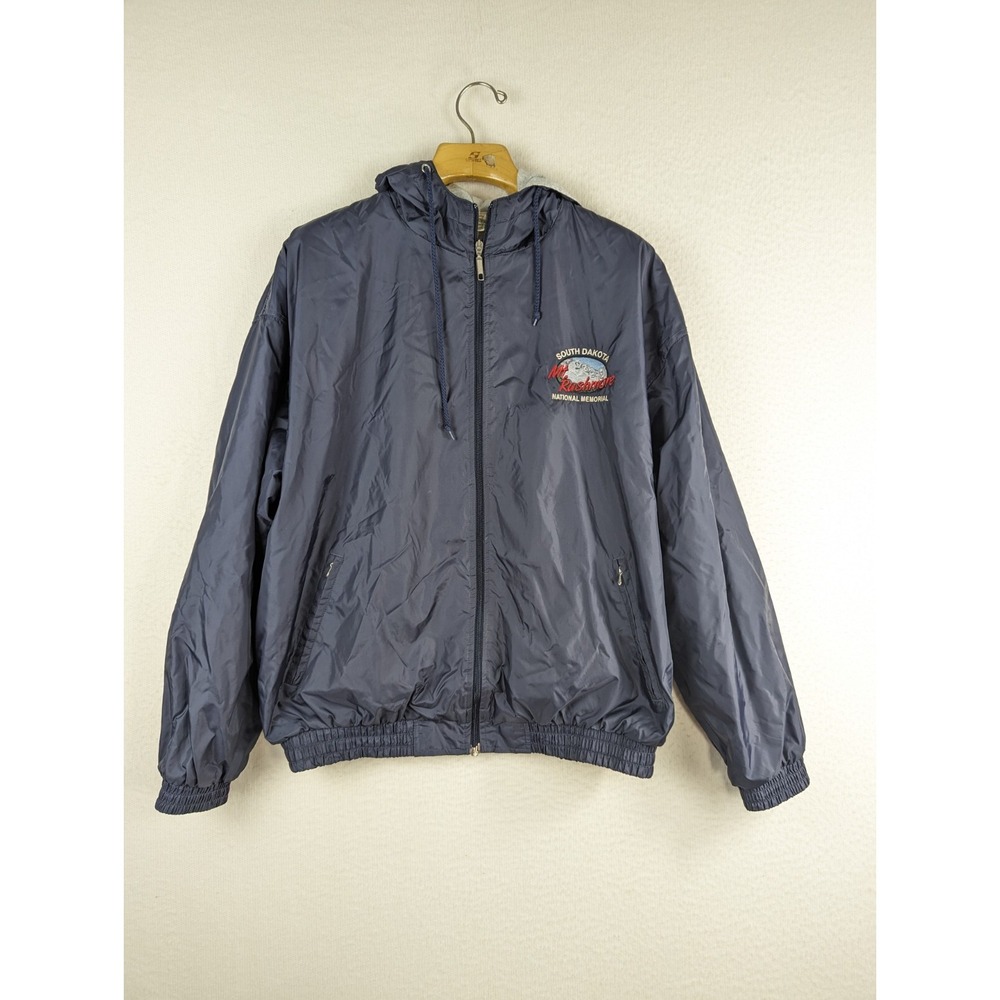 Fred Harvey Trading Company Mt. Rushmore South‎ Dakota Hoodie Jacket Vintage LG